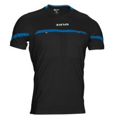 Koszulka sędziowska męska Zina Salva z krótkim rękawem. Czarne t-shirty sportowe męskie Zina, m, bez ramiączek, do piłki nożnej. Za 234.00 zł.