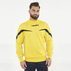 Kurtka biegowa Calcutta 100% poliester żółto-niebieska. Niebieskie kurtki treningowe męskie Legea, m, bez wzorów, z poliesteru, do biegania. W wyprzedaży za 72.00 zł.