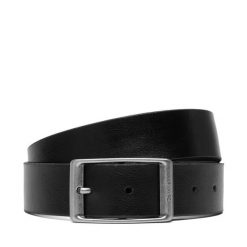 Pasek Calvin Klein. Czarne paski męskie CALVIN KLEIN, bez wzorów, casualowe. Za 209.99 zł.