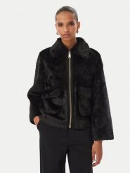 Rinascimento Futro CFC0127150003 Czarny Regular Fit. Czarne futra damskie RINASCIMENTO, m. Za 844.99 zł.