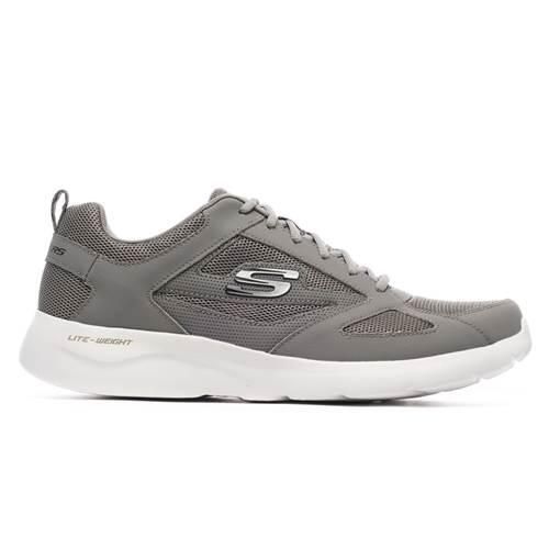 Buty do chodzenia męskie Skechers Dynamight 20FALLFO. Szare buty fitness męskie Skechers, trekkingowe. Za 239.99 zł.