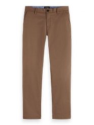 Scotch & Soda Spodnie chino w kolorze brązowym rozmiar: W32/L32. Brązowe spodnie materiałowe męskie Scotch & Soda, bez wzorów. Za 140.53 zł.