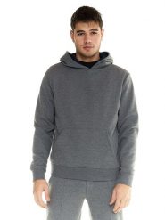 Bluza z kaptur na co dzień na siłownię. Szare bluzy sportowe męskie LEONE 1947 APPAREL, xl. Za 189.41 zł.