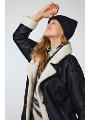 ONLY Czapka beanie "Zenna" w kolorze czarnym rozmiar: onesize. Czarne czapki zimowe damskie Only, z materiału. Za 48.50 zł.