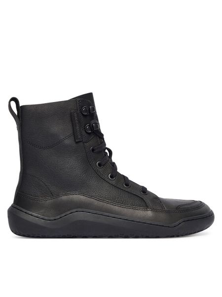 Vivo Barefoot Trzewiki Gobi Boot 203431 Czarny. Czarne botki damskie Vivo Barefoot, ze skóry, bez obcasa, na płaskiej podeszwie, bez zapięcia. Za 799.99 zł.