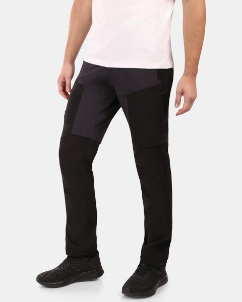 Spodnie 2 w 1 Kilpi Hosio. Czarne szorty męskie Kilpi, bez wzorów, eleganckie. Za 329.00 zł.