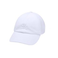 Damska czapka z daszkiem Under Armour W Play Up Cap. Białe czapki z daszkiem damskie Under Armour, bez wzorów, z poliesteru. Za 89.99 zł.