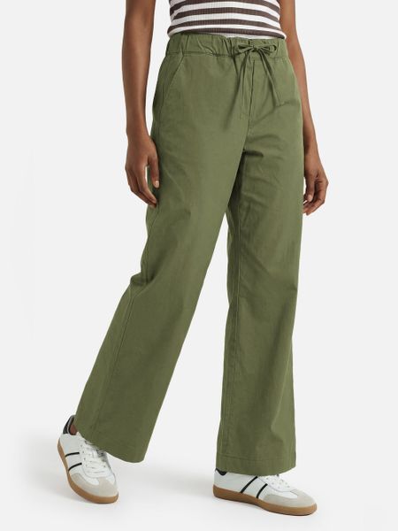 BRAX Spodnie - Maine S Kobiety Sztuczne włókno zielony, 40. Zielone spodnie materiałowe damskie Brax, bez wzorów, z bawełny, eleganckie. Za 379.95 zł.
