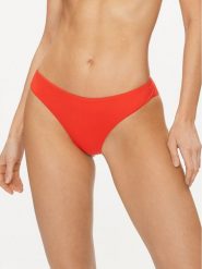 Tommy Hilfiger Dół od bikini UW0UW05083 Czerwony. Czerwone bikini damskie Tommy Hilfiger, bez wzorów. Za 129.99 zł.