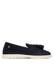 Tommy Hilfiger Mokasyny Light Suede Tassel Loafer FW0FW09285 Granatowy. Niebieskie mokasyny damskie Tommy Hilfiger, ze skóry. Za 529.99 zł.