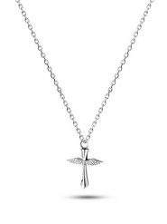 Uomo Naszyjnik z zawieszką - dł. 55 cm rozmiar: onesize. Szare biżuteria dla mężczyzn Uomo, ze stali. Za 130.50 zł.