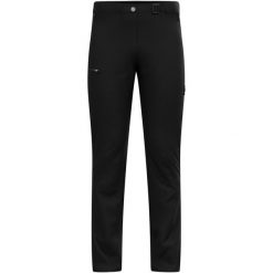 Spodnie tech. męskie Odlo Pants regular length ASCENT. Czarne spodnie materiałowe męskie Odlo, bez wzorów, sportowe. W wyprzedaży za 551.80 zł.