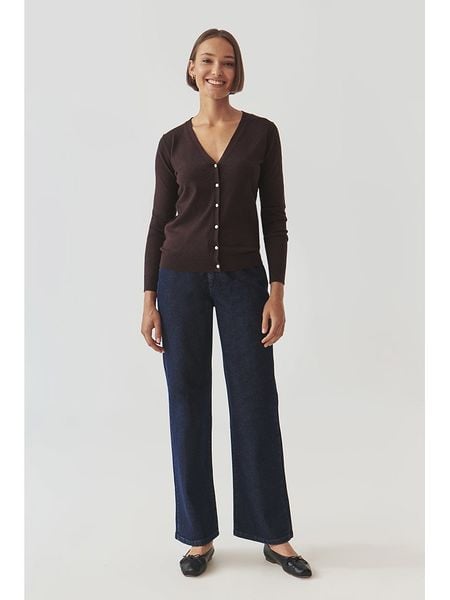 TATUUM Kardigan w kolorze brązowym rozmiar: XS. Brązowe kardigany damskie Tatuum, xs, bez wzorów, ze splotem. Za 100.28 zł.