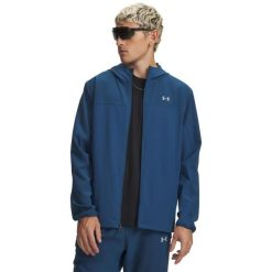 Kurtka do biegania męska Under Armour Velociti Pro Storm. Niebieskie kurtki treningowe męskie Under Armour, l, bez wzorów, z elastanu, do biegania. Za 484.60 zł.