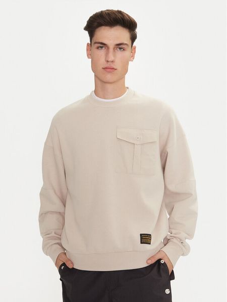 Champion Bluza 220421 Écru Loose Fit. Bluzy bez kaptura męskie CHAMPION, m, z syntetyku. Za 199.99 zł.