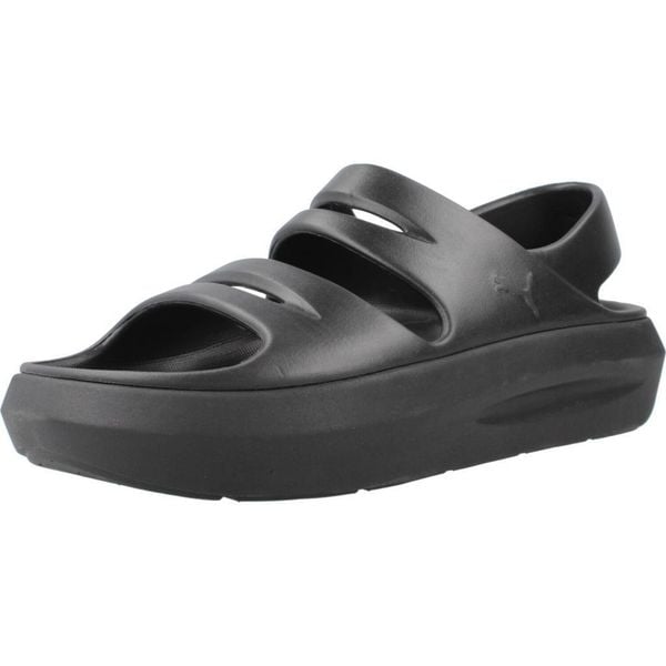 Sandały PUMA YELLOW FLATTER SANDAL Czarny. Czarne sandały damskie Puma, bez wzorów, z gumy, bez obcasa. Za 198.99 zł.