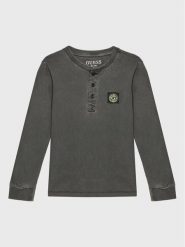 Guess Bluzka L2BI26 RA260 Czarny Regular Fit. Czarne t-shirty chłopięce Guess, z aplikacjami, z bawełny, bez ramiączek. Za 89.99 zł.