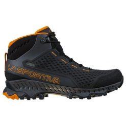 Buty turystyczne męskie La Sportiva Stream GTX. Brązowe buty trekkingowe męskie La Sportiva, bez zapięcia, trekkingowe. Za 923.99 zł.