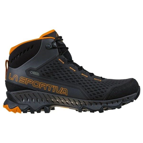Buty turystyczne męskie La Sportiva Stream GTX. Brązowe buty trekkingowe męskie La Sportiva, bez zapięcia, trekkingowe. Za 923.99 zł.