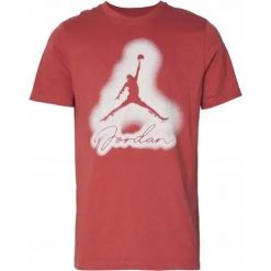 Koszulka sportowa męska Nike Jordan. Czerwone t-shirty sportowe męskie Nike, l, bez ramiączek. Za 241.00 zł.