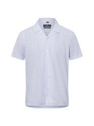 Nils Sundström koszula casual Mężczyźni Modern Fit Bawełna niebieski|biały, XXL. Białe koszule męskie Nils Sundström, na lato, m, bez wzorów, z bawełny, bez kołnierzyka, bez ramiączek. Za 169.95 zł.
