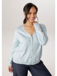 Aniston Kardigan w kolorze błękitnym rozmiar: 44. Niebieskie kardigany damskie Aniston, bez wzorów. Za 130.99 zł.