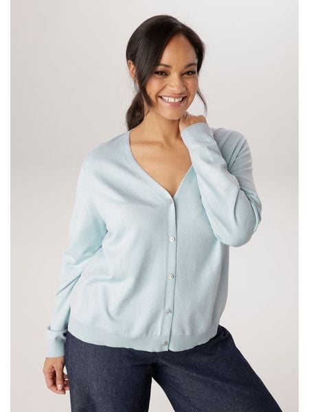 Aniston Kardigan w kolorze błękitnym rozmiar: 48. Niebieskie kardigany damskie Aniston, bez wzorów. Za 130.99 zł.