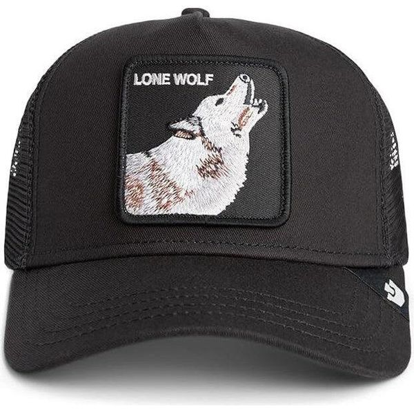 Czapka Goorin Bros Lone Wolf Truck Black. Czarne czapki męskie Goorin Bros, bez wzorów. Za 190.35 zł.