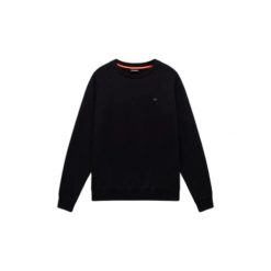 Bluza Napapijri B-Nedles C. Czarne bluzy bez kaptura męskie Napapijri, l, z materiału. Za 331.00 zł.