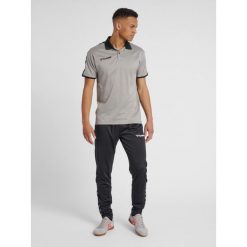 Koszulka HUMMEL AUTHENTIC FUNCTIONAL POLO. Szare koszulki polo męskie HUMMEL, m, bez wzorów, bez ramiączek. Za 134.00 zł.
