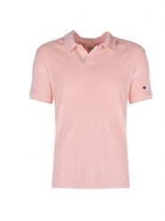 Koszulka polo do golfa męska. Czerwone koszulki polo męskie CHAMPION, m, z aplikacjami, z bawełny, bez ramiączek. Za 156.00 zł.