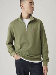 Levi's Bluza w kolorze oliwkowym rozmiar: XL. Brązowe bluzy bez kaptura męskie Levi's, s, z bawełny. Za 120.79 zł.