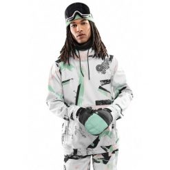 Kurtka snowboardowa męska W1 Delirium. Kurtki męskie SIROKO, l, bez wzorów, z softshellu, bez kaptura, narciarskie. Za 844.00 zł.
