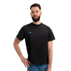 Koszulka Jobe Rashguard unisex z krótkim rękawem luźna. Czarne bluzki damskie JOBE, bez wzorów, bez kołnierzyka. Za 199.00 zł.