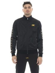 Bluza Herren, Triacetat mit Stehkragen, Reißverschluss, Leone 1947. Czarne bluzy bez kaptura męskie LEONE 1947 APPAREL, m. Za 294.70 zł.