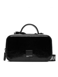 Karl Lagerfeld Jeans Torebka B1W30141 Czarny. Czarne torebki klasyczne damskie Karl Lagerfeld Jeans, bez wzorów, z jeansu, bez dodatków. Za 559.99 zł.