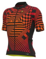 Koszulka rowerowa męska Alé Cycling PR-S Checker. Czerwone t-shirty sportowe męskie ALÉ CYCLING, na lato, l, z elastanu, bez ramiączek, rowerowe. Za 448.99 zł.