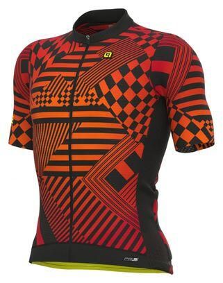 Koszulka rowerowa męska Alé Cycling PR-S Checker. Czerwone t-shirty sportowe męskie ALÉ CYCLING, na lato, l, z elastanu, bez ramiączek, rowerowe. Za 448.99 zł.