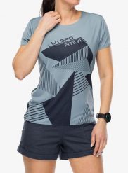 Koszulka wspinaczkowa damska La Sportiva Comp T-Shirt. Niebieskie t-shirty damskie La Sportiva, l, bez wzorów, z materiału, bez kołnierzyka. Za 269.49 zł.