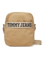 Tommy Jeans Saszetka Retro Cool Reporter AM0AM13277 Beżowy. Brązowe saszetki męskie Tommy Jeans, z jeansu. Za 159.99 zł.