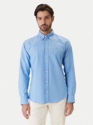 BOSS Koszula H-Roan 50555920 Błękitny Slim Fit. Niebieskie koszule męskie Boss, m, bez wzorów, z bawełny, bez kołnierzyka, bez ramiączek. Za 549.99 zł.