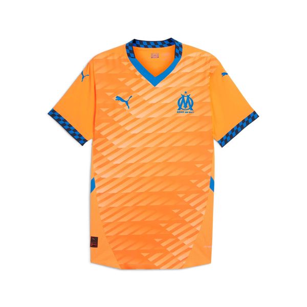 Koszulka wyjazdowa OM Promo 2025/26. Brązowe t-shirty sportowe męskie Puma, l, z materiału, bez ramiączek, do piłki nożnej. Za 530.50 zł.