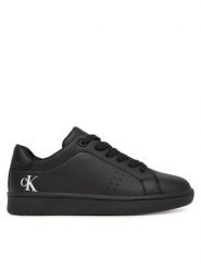 Calvin Klein Sneakersy V3X9-83156-1355 S Czarny. Czarne buty sportowe chłopięce CALVIN KLEIN, ze skóry, bez zapięcia. Za 269.99 zł.
