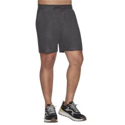 Spodenki sportowe męskie Skech-Knits Ultra GO Lite 7 Inch Short. Szare szorty męskie Skechers, m, z elastanu, do biegania. Za 109.99 zł.