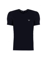 Emporio Armani T-shirt | 112010 4F511 | Mężczyzna | Granatowy. Niebieskie t-shirty męskie Emporio Armani, m, bez wzorów, z elastanu, bez kołnierzyka. W wyprzedaży za 219.00 zł.