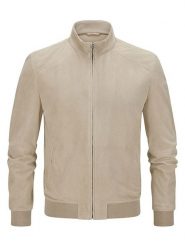 Milestone Skórzana kurtka "Toledo" w kolorze beżowym rozmiar: 56. Brązowe kurtki męskie Milestone, bez wzorów, ze skóry, bez kaptura. Za 543.99 zł.