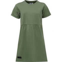 Sukienka LOAP Denisa damska, zielona XL. Zielone sukienki damskie ZEAGLE, na co dzień, xl, bez wzorów, sportowe, bez kołnierzyka, bez ramiączek, proste. Za 195.99 zł.