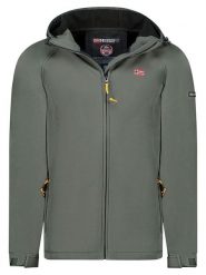 Geographical Norway Kurtka softshellowa "Tamigoglor" w kolorze antracytowym rozmiar: L. Czarne kurtki outdoor męskie Geographical Norway, l, bez wzorów, bez kaptura. Za 179.95 zł.
