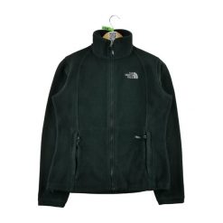 Second life - The North Face polarowa kurtka damska - Stan bardzo dobry. Czarne kurtki damskie The North Face, l, bez wzorów, z materiału, bez kaptura. Za 170.36 zł.