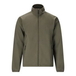 Kurtka wodoodporna Whistler Lango. Czarne kurtki męskie WHISTLER, bez wzorów, z softshellu, sportowe, bez kaptura. Za 215.50 zł.